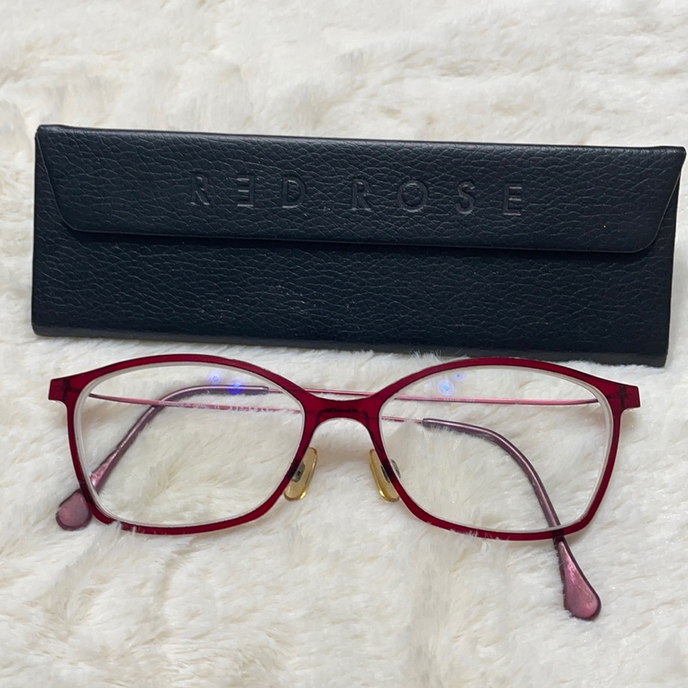 Red Rose eye glasses